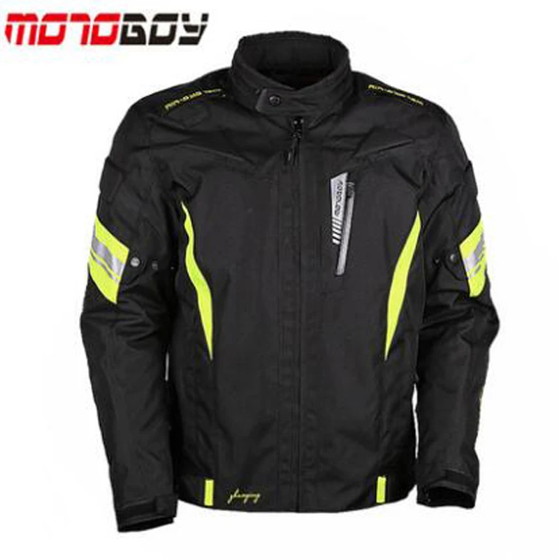Мотоциклетная непромокаемая куртка MOTOBOY с защитой от падения и CE 600D