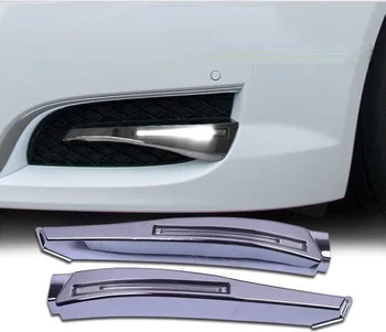 

1set LED daytime running lights for Jaguar XF car accessories 2008~2010year front fog lamp drl for Jaguar XF bumper light