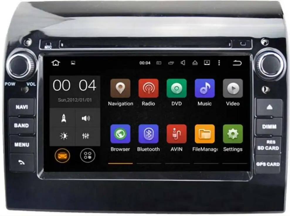 Sale 4G LTE Navigation Car Android 7.1 DVD GPS Player for FIAT Ducato 2011-2015 Radio RDS Bluetooth Mirror Link Map DAB+DVR OBD Wifi 1