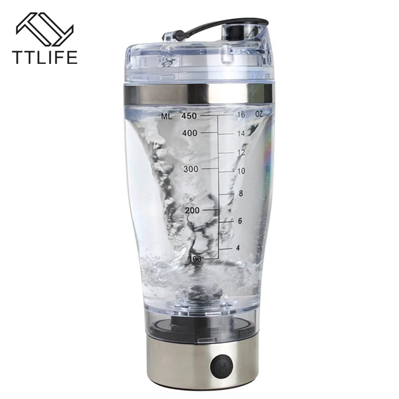 

TTLIFE Hot Sale Electric shaker blender my water bottle automatic movement vortex tornado 450ml BPA Free detachable smart mixer