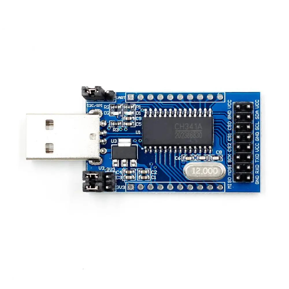 CH341A программист USB к UART IIC SPI I2C Конвертор с параллельным портом бортовой