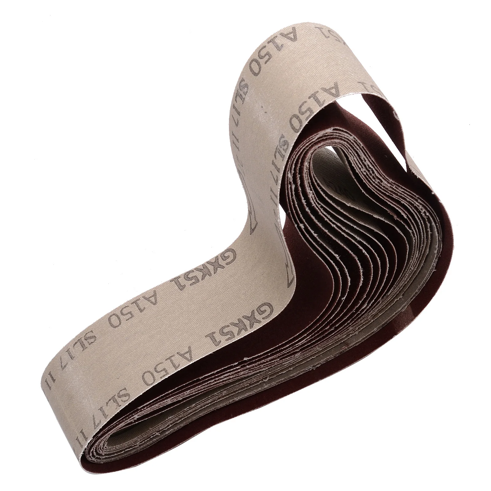 10pcs Aluminium Oxide Sanding Belts 60/120/150/240 Grit Mayitr Sander File Long Lasting Abrasive Polishing Accessories 50*686mm