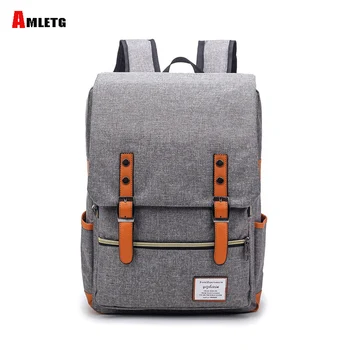 

AMLETG New Oxford USB Charging Backpack 17 Inch Laptop Bag School Backpacks School Backpack School Bag Proof of Women 'Water'