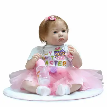 

Nicery 20-22inch 50-55cm Bebe Reborn Doll Soft Silicone Boy Girl Toy Reborn Baby Doll Gift for Children First Easter Baby Doll