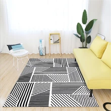 Геометрический Коврик в скандинавском стиле для спальни, ковер для гостиной, спальни, нескользящий коврик, кухонный коврик, напольный ковер домашний декор