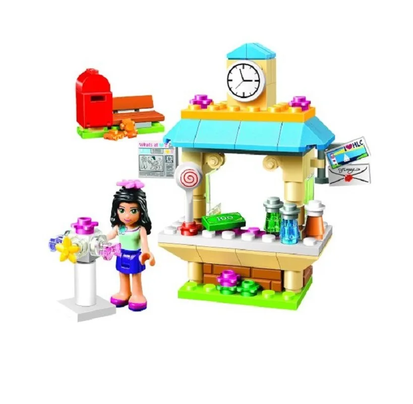 

10543 Girls Princess Emma Desk Castle Gardens Building Blocks Bricks Toys for Children 41098 Kids Toys Compatible with Legoings