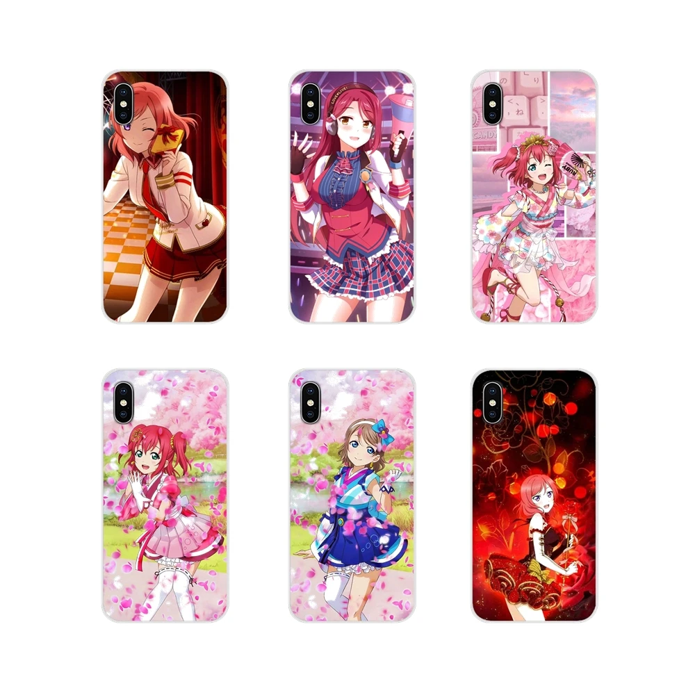 Мягкий прозрачный чехол для Samsung Galaxy S3 S4 S5 Mini S6 S7 Edge S8 S9 S10 Lite Plus Note 4 5 8 9 Anime Beauty Love Live |