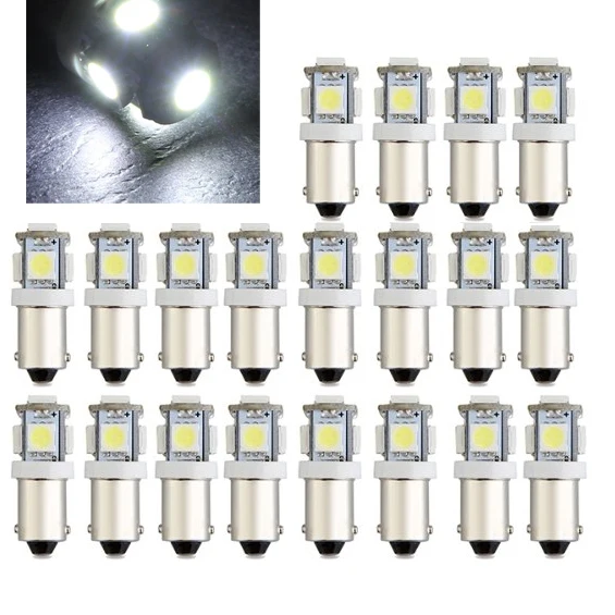 TOYL/20 * BA9s лампа ампула 5 светодиодов 5050SMD Lumi re Blanc DC12V 0 6 W для Voiture | Автомобили и