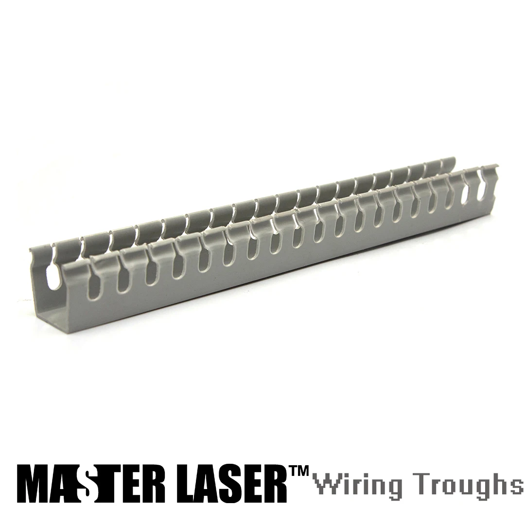 

Laser Cutting Marking Engraving Machine DIY Parts 30*30 PVC Wire Trough Line Wiring Trough PVC Plastic Slot