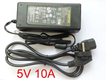 

High quality 10PCS DC 5V 10A LED Power Supply For WS2812B WS2811 LPD8806 WS2801 LED Strip Light UK,US,EU,AU plug +Free shipping