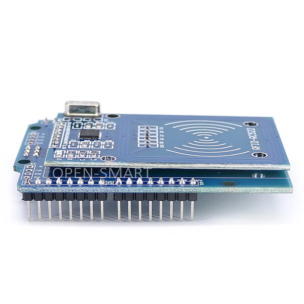 OPEN-SMART NFC Shield RFID RC522 Read And Write Module RF IC Card Sensor + S50 RFID Smart Card Compatible for Arduino electronic components sensor module touch sensor module