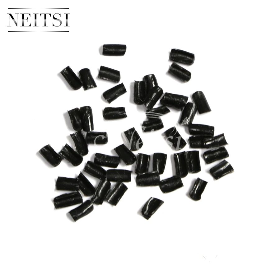 Neitsi супер Кератиновый клей для ногтей кератин u-образный для наращивания Кератиновое запечатывание ногтей наращивание волос 50 шт./упак. 3 цвета