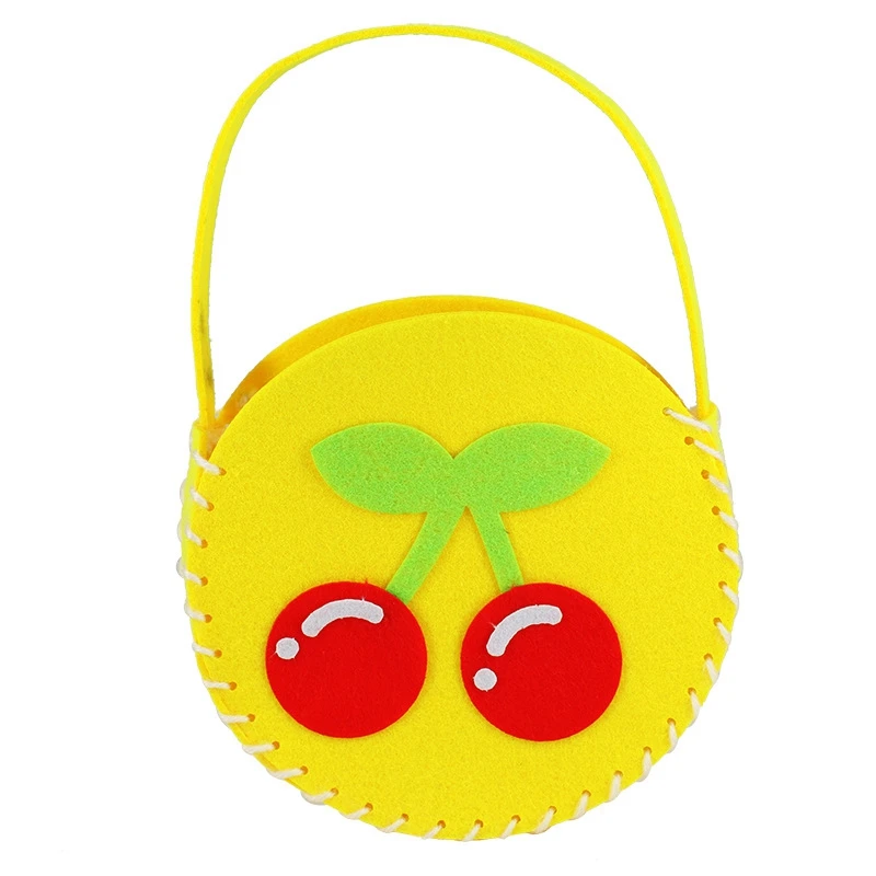 ZWX120-5 Craft Kits For Children Toy Non-woven Cloth Bag DIY Handmade Bags Children Dindergarten Sewing Projects Fabric Kit DIY Kids Toys - Цвет: ZWX120-5