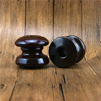 

2pcs-5pcs Outdoor High Voltage Line Insulator Terminals Connector Ceramic Wire Rod Insulation Column Connector