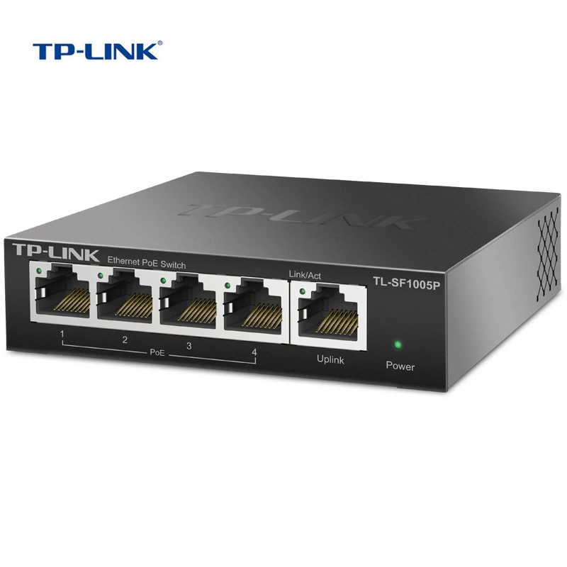 

TP-Link TL-SF1005P 5 Post Fast POE Switch Power Over Ethernet monitoring Wireless AP for IP Camera 48V/1.25A Max 57W