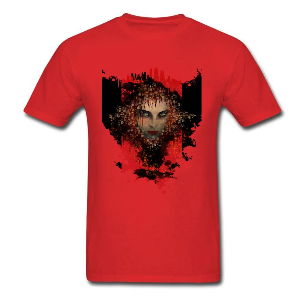 Tops Shirt Night Stalker Tops Shirts Autumn Special Normal Short Sleeve All Cotton Round Neck Men Tshirts Normal Night Stalker red