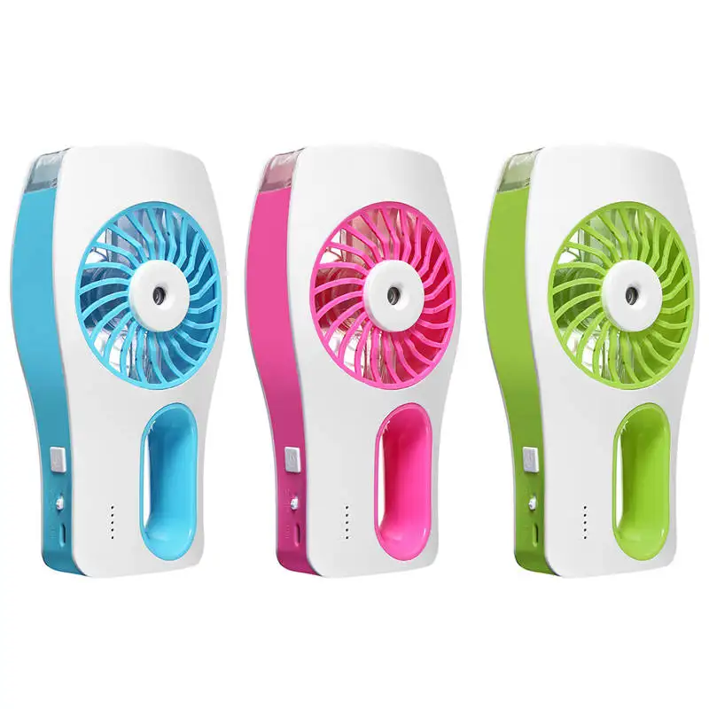 

Handheld Misting Fan Rechargeable Portable Humidifier 3 Models Fit for Different Needs USB Misting Fan Mini Fresh Cool Air