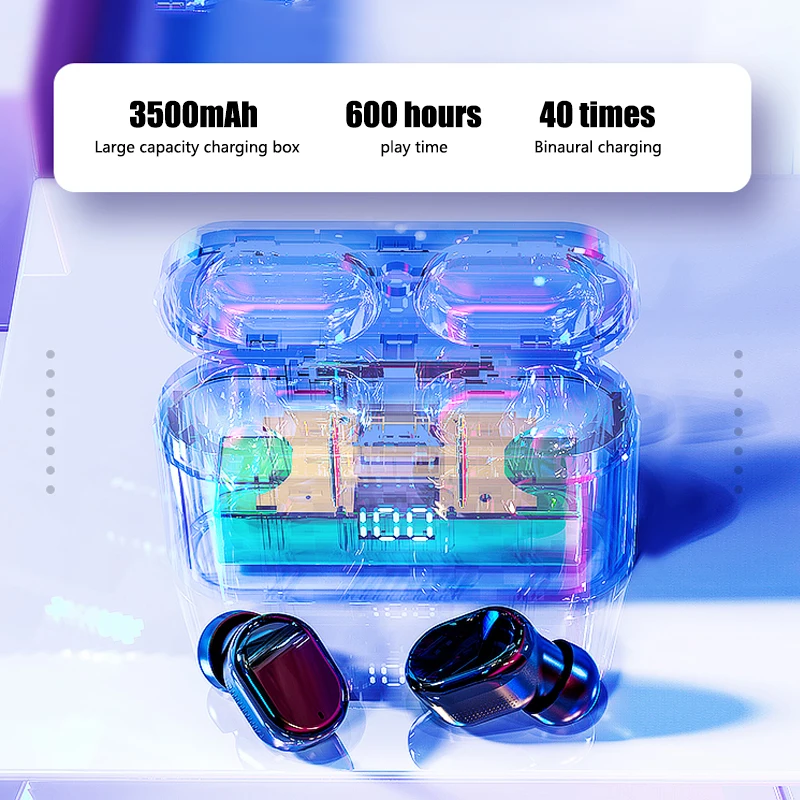 Распродажа Stereo Sound Bluetooth V5.0 Наушники Портативные TWS Беспроводные Спортивные