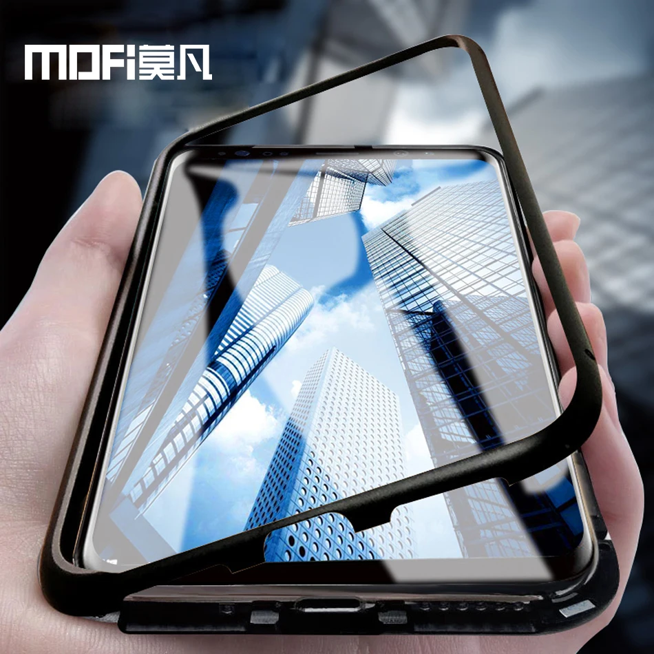 MOFi for Samsung Galaxy Note 9 case cover tempered glass samsung note9 front and back protect magnet adsorption |