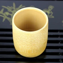 Bamboo Tea Cups Coffee Cups Vintage Drinking Juice Milk Cup Pure Hand Made Bamboo Cup Natural