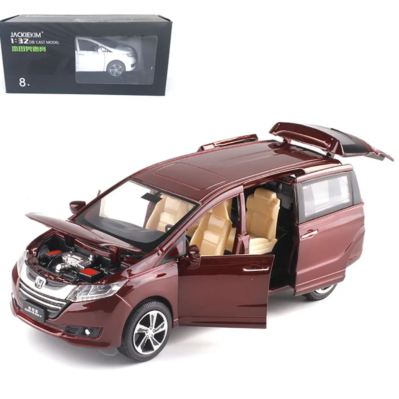 

1:32 Honda Odyssey Sound light Alloy pull-back vehicle Model Diecast Model Car For Boy Toy Collection Friend Children Gift