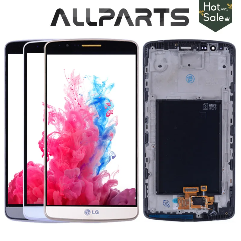 5 5 Inch 100 Tested Warranty 2560x1440 Display For LG G3 LCD D855 LCD Touch Screen
