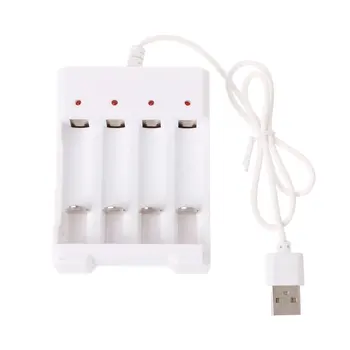 

Battery Charger Adapter 1.2V Universal Smart 4-Slot AA/AAA Rechargeable Battery Charger Adapter USB Plug hyq