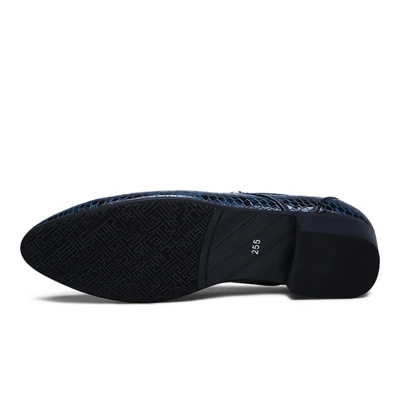 Bout Parti Chaussures En D'affaires Homme Mariage De Véritable Serpent Casual Oxford Imprimé Hommes Pointu Mode Appartements Cuir Robe 7UxwpwgCq