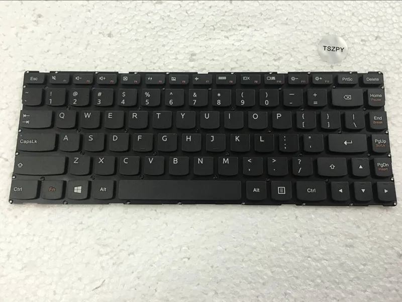 Клавиатура для ноутбука Lenovo YOGA 500 14IBD 14IHW новая английская клавиатура США черная