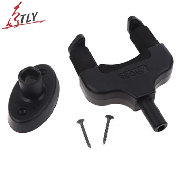 

AROMA Universal Guitar Wall Hanger Hook Neck Support Mount Racks for Bass Ukelele Stringed Instruments Easy Installation