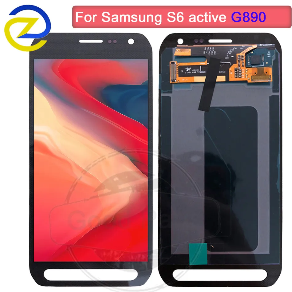 

For SAMSUNG GALAXY S6 Active LCD G890 Display Touch Screen Digitizer Assembly Replacement 100% Test For SAMSUNG G890 G890A LCD