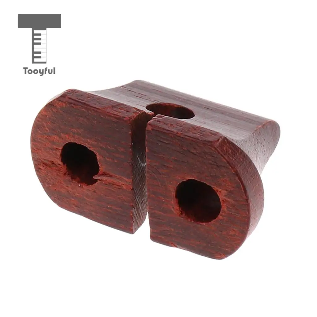 Tooyful 1 Piece Professional Red Sandalwood Erhu Bridge String Instrument Parts 