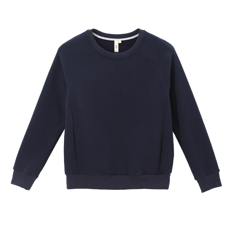  Toyouth Casual Sweatshirt Women 2019 Autumn Long Sleeve Solid Color Basic Pullovers Tops Female All