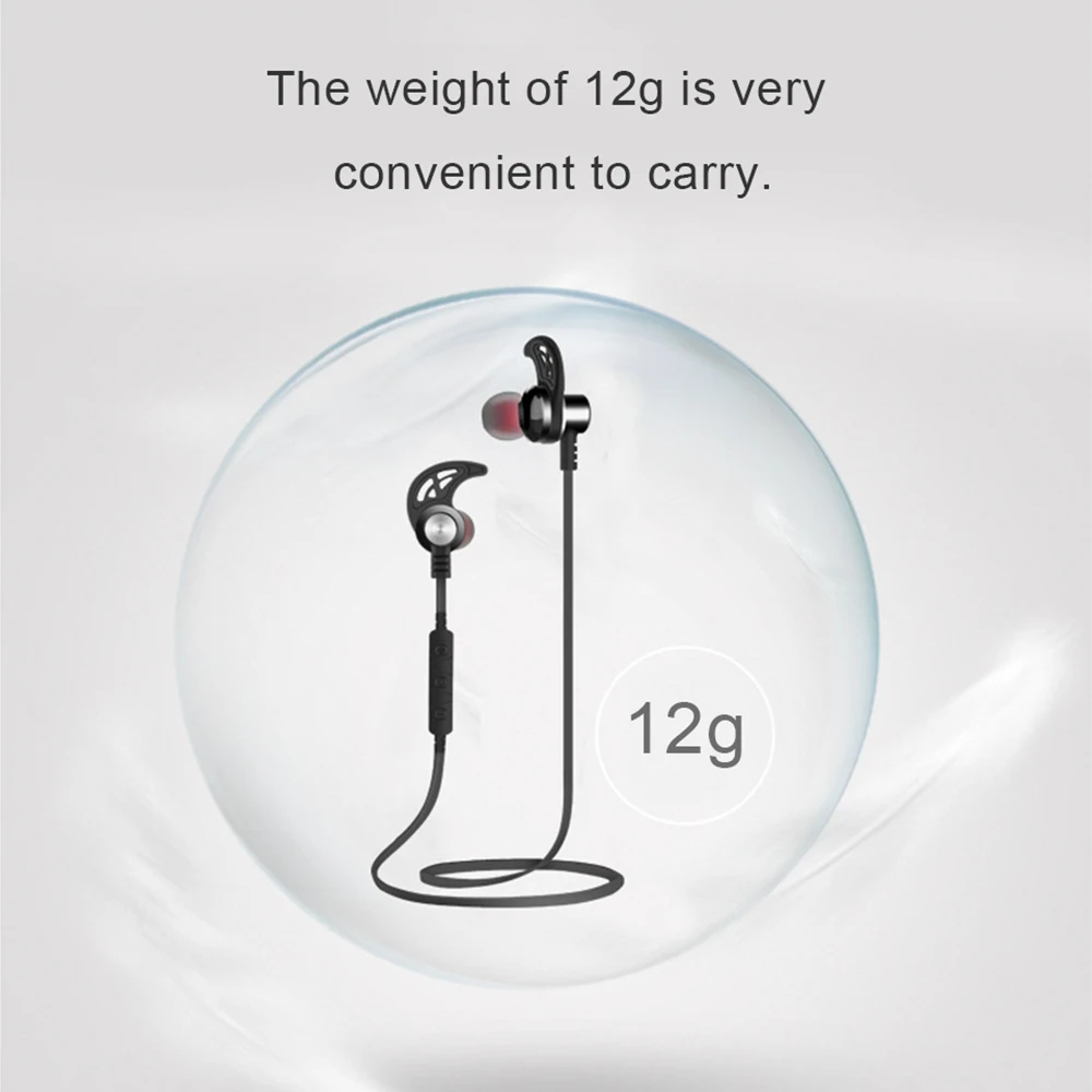 Original Magnetic Bluetooth Music Earphones Wireless Sport Earphones HIFI Lossless Bass Can Connect Two Devices At The Same Time
