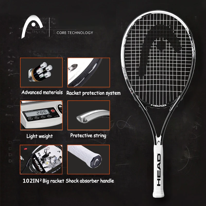 Профессиональная теннисная ракетка для взрослых, углеродное весло, универсальная, для начинающих, тренировочная, углеродная, из алюминиевого сплава, Спортивная ракетка