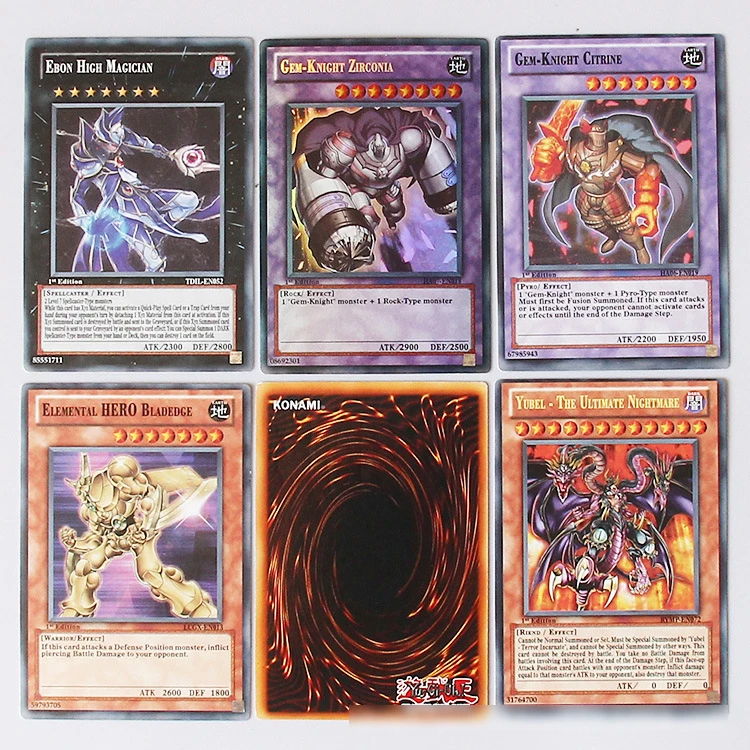 Yugioh 216 шт набор с коробкой yu gi oh Аниме игровая коллекция карт детские игрушки для мальчиков