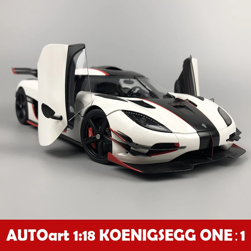 1:18 сплав отступить игрушка Koenigsegg один: 1 модель автомобиля Детские игрушечные машинки оригинальный авторизованный дети игрушечные лошадки