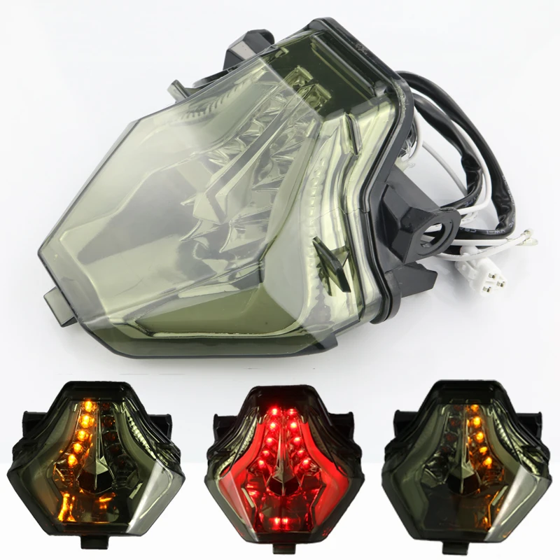 

Motorcycle Signal Lamp Motorcycle LED Rear Turn Signal Tail Stop Light Lamps Integrated For Yamaha MT-07 FZ-07 2013-2016