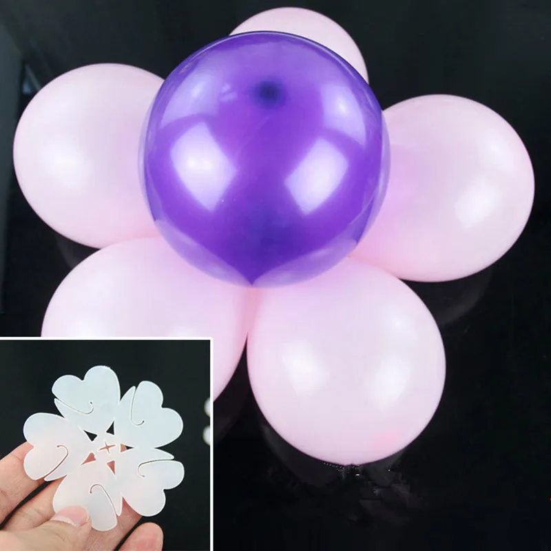 10pcs Plastic Balloon Sealing Clips Flower Balloon Clip Classic Toys