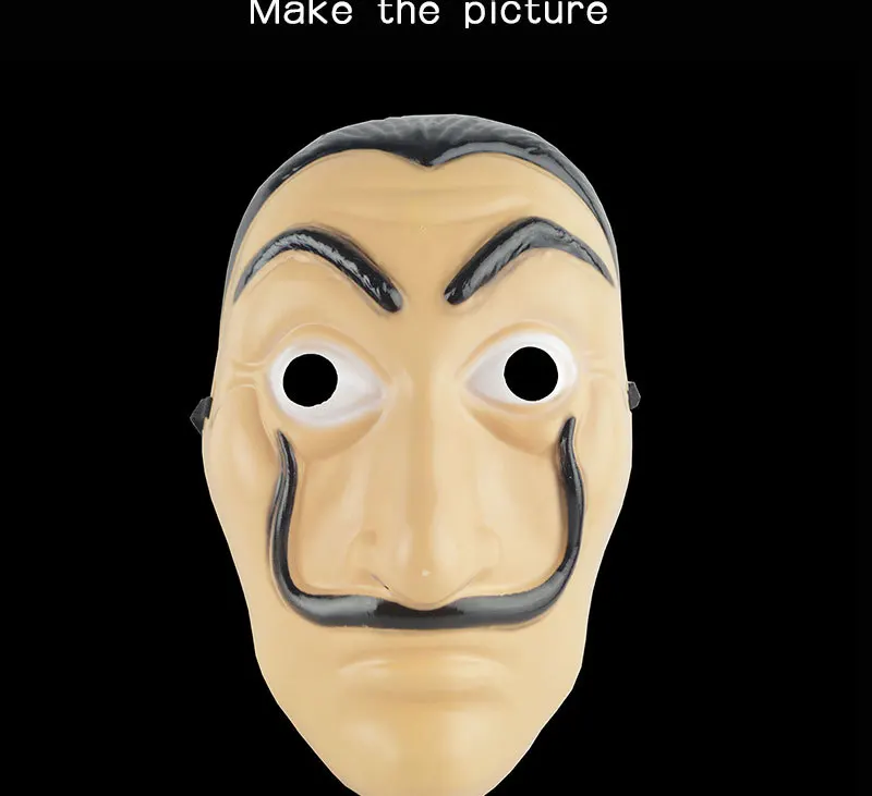 Salvador Dali костюм из фильма Money Heist The House Of paper La Casa De Papel Косплей вечерние костюмы на Хэллоуин с маской для лица