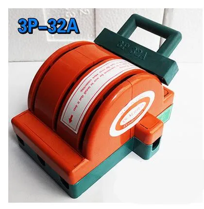 3P 32A double throw switch reversing switch for bidirectional triode dual power manual switch 380V 60a double breakpoint contacts forward reversing switch