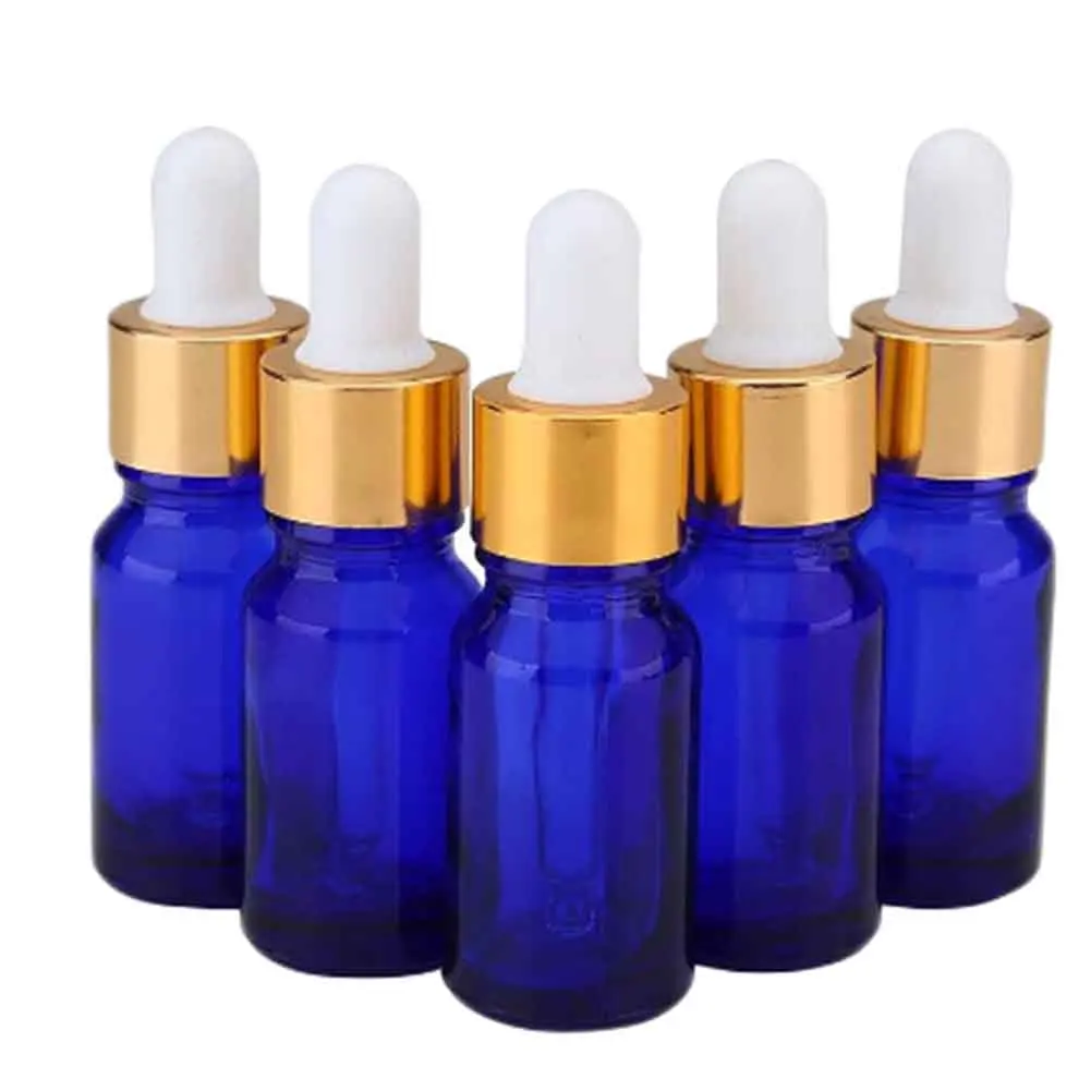 1pcs 10ml Empty Travel Mini Portable Essential Oil Dropper Cover Glass