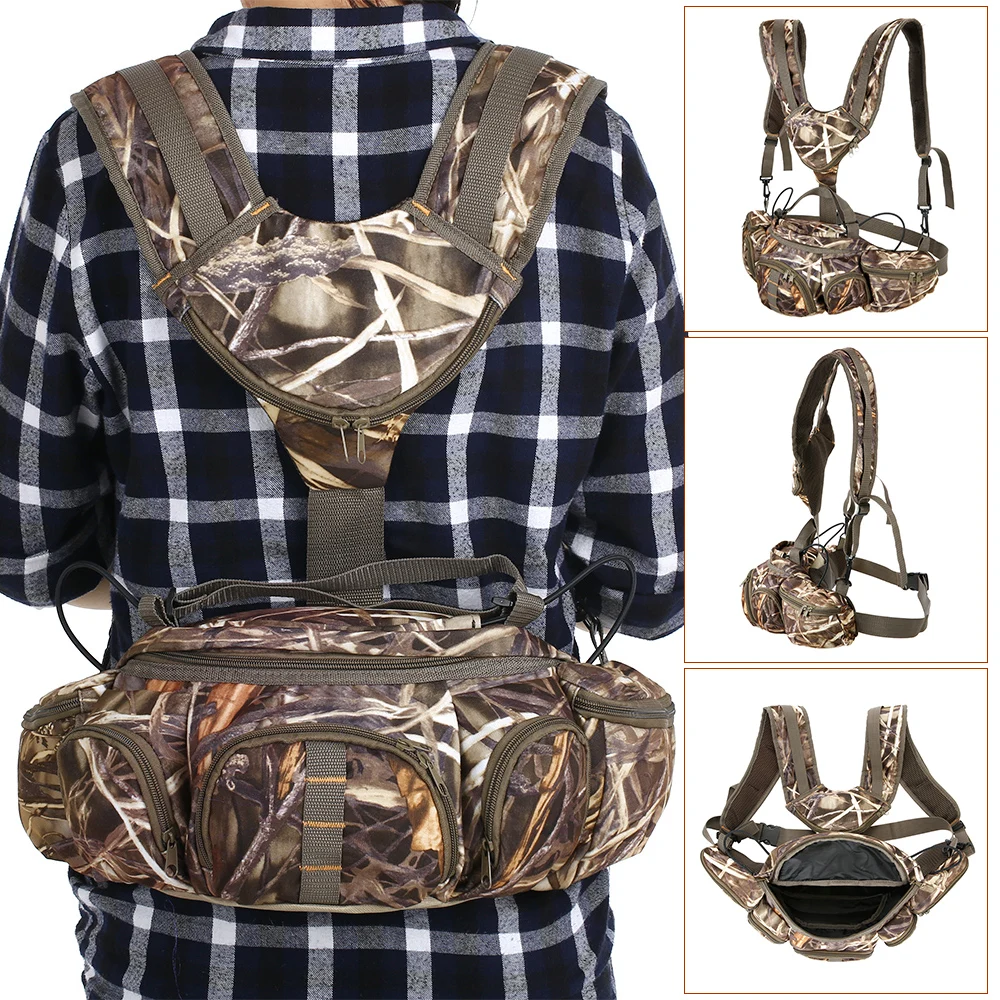 Multifunctional Camping Bags Climbing Camouflage Bag for Outdoor Hiking Fishing Camping Sports Hunting Fanny Pack