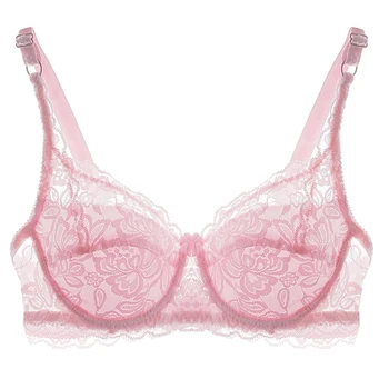 New Sexy Lace Bralette Bra Women Underwear Push Up Bra Untra-thin Comfortable Breathable Brassiere Plus Size Women Lingerie bh 1