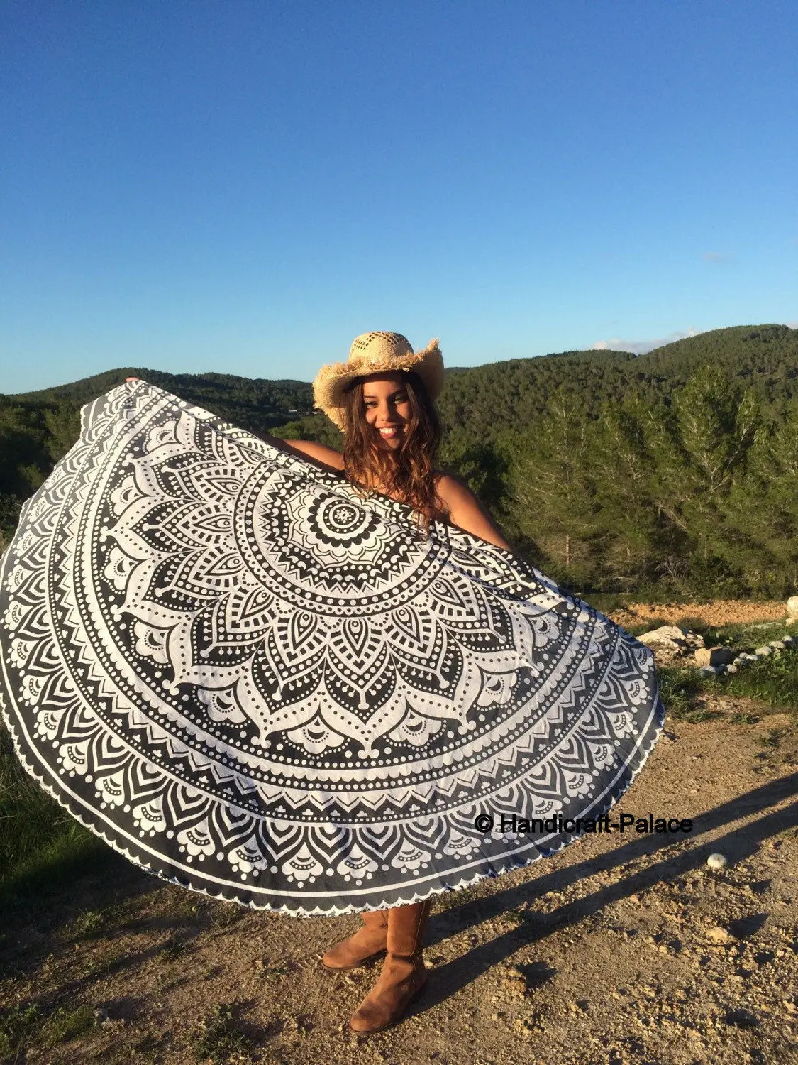 Beach Towel Shawl Winter Scarf Shawls And Scarves Poncho Feminino Inverno Round Towels Bathroom Foulard Mandala