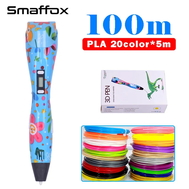Best Offers 2018 SMAFFOX 3d PEN K3 with oled display screen 3D printing pen support PLA and PCL filament 1.75mm 3D drawing pen best gift Best Offers 2018 SMAFFOX 3d PEN K3 with oled display screen 3D printing pen support PLA and PCL filament 1.75mm 3D drawing pen best gift