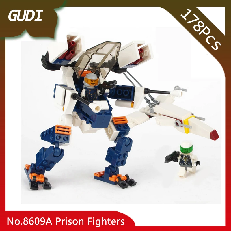 

Doinbby Store 8609A 178Pcs Star Space Wars Series Prison Fighters Building Blocks set Bricks Compatible with Legoings