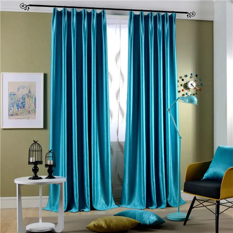 fashion high quality blackout curtains for the bedroom blue cloth fashion high quality blackout curtains for the bedroom blue cloth