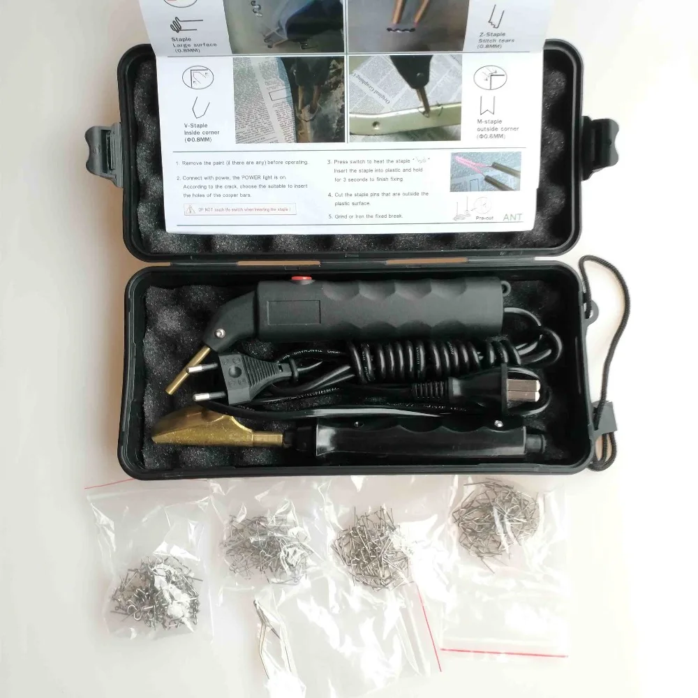 

Best Quality Professional Car Bumper Repair Machine Plastic Repair Kit ABS PVC Welding Machine 110-240V Hot Stapler Machine