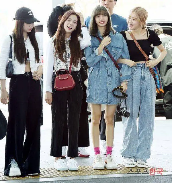 Kpop, черные, розовые, розовые, уличная мода, джинсы с высокой талией, женские джинсы, сексуальные джинсы, деним, свободный светильник, синие, широкие штаны